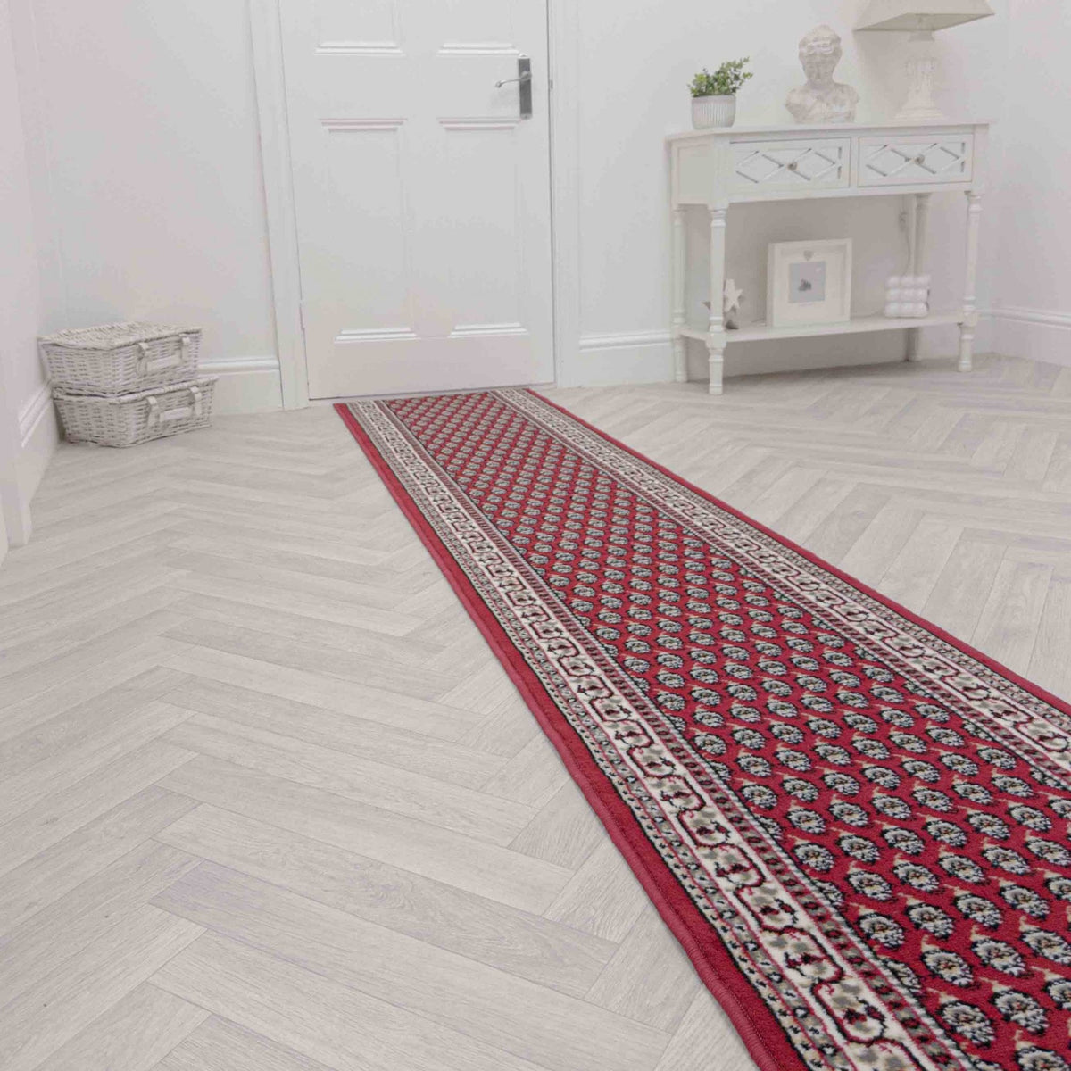 Peacock Red Tapis de couloir
