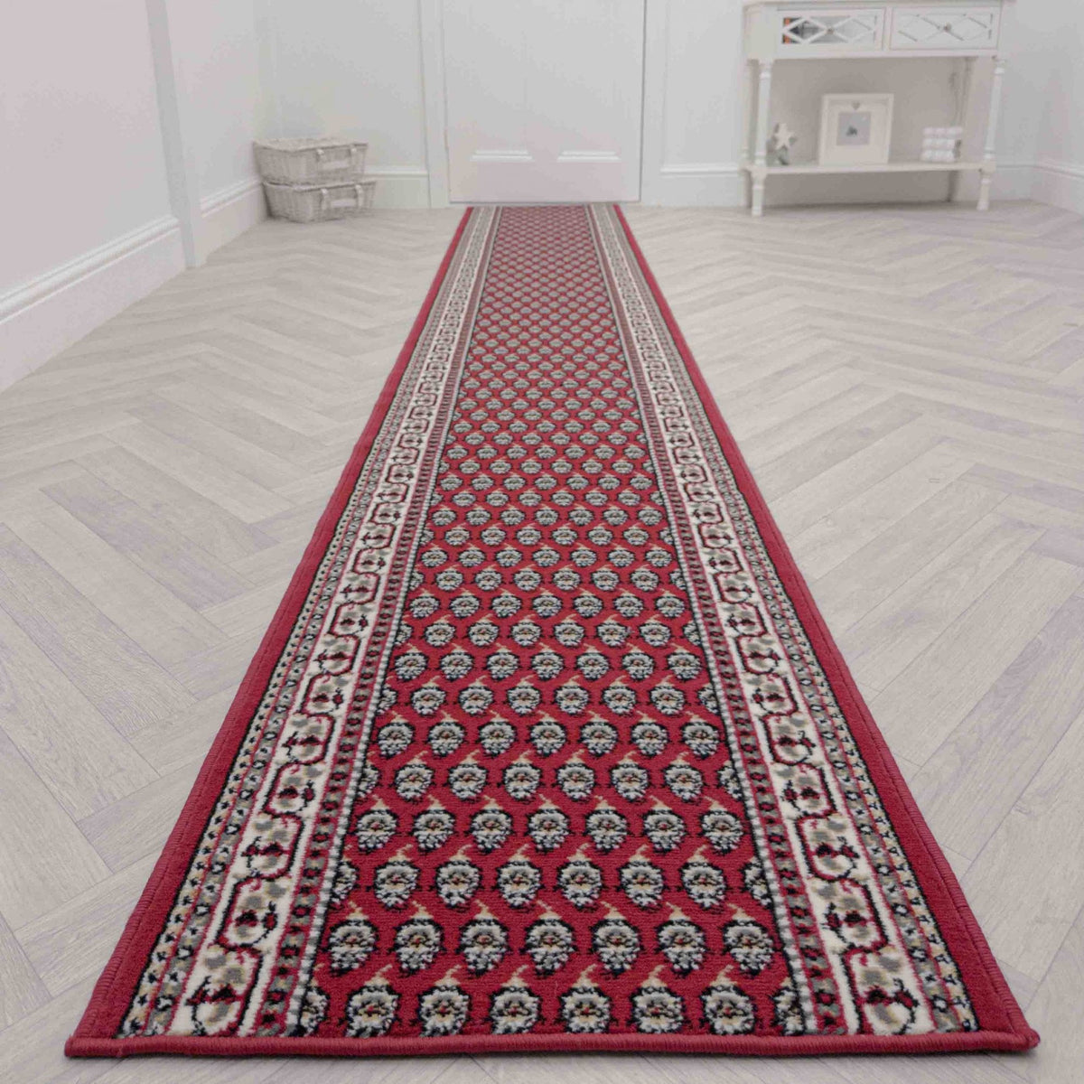 Peacock Red Tapis de couloir