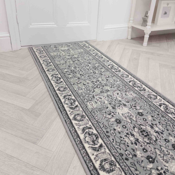 Kashan Grey Hall Runner