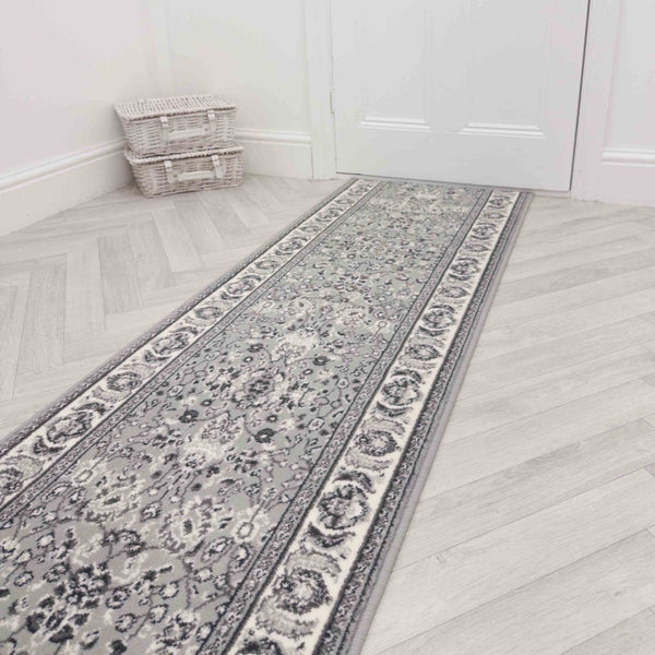 Kashan Grey Hall Runner