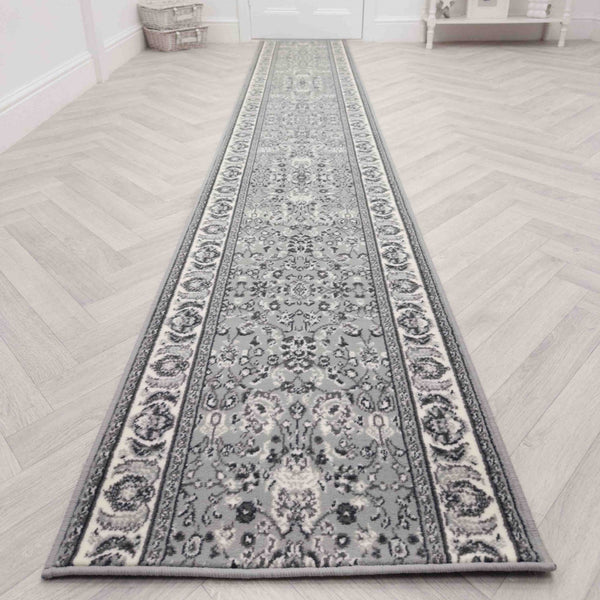 Kashan Grey Hall Runner