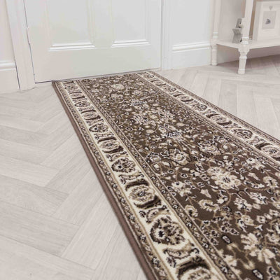 Kashan Brown Hall Runner