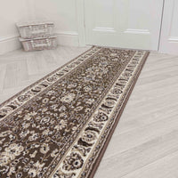 Kashan Brown Hall Runner