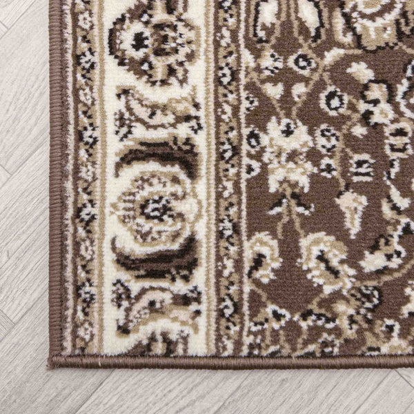 Kashan Brown Rug Runner