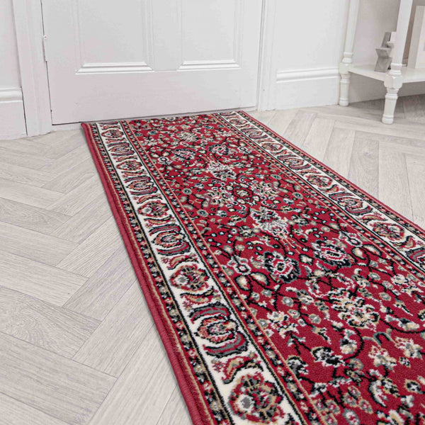 Kashan Red Hall Runner