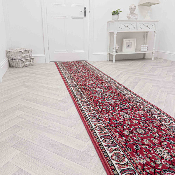 Kashan Red Hall Runner