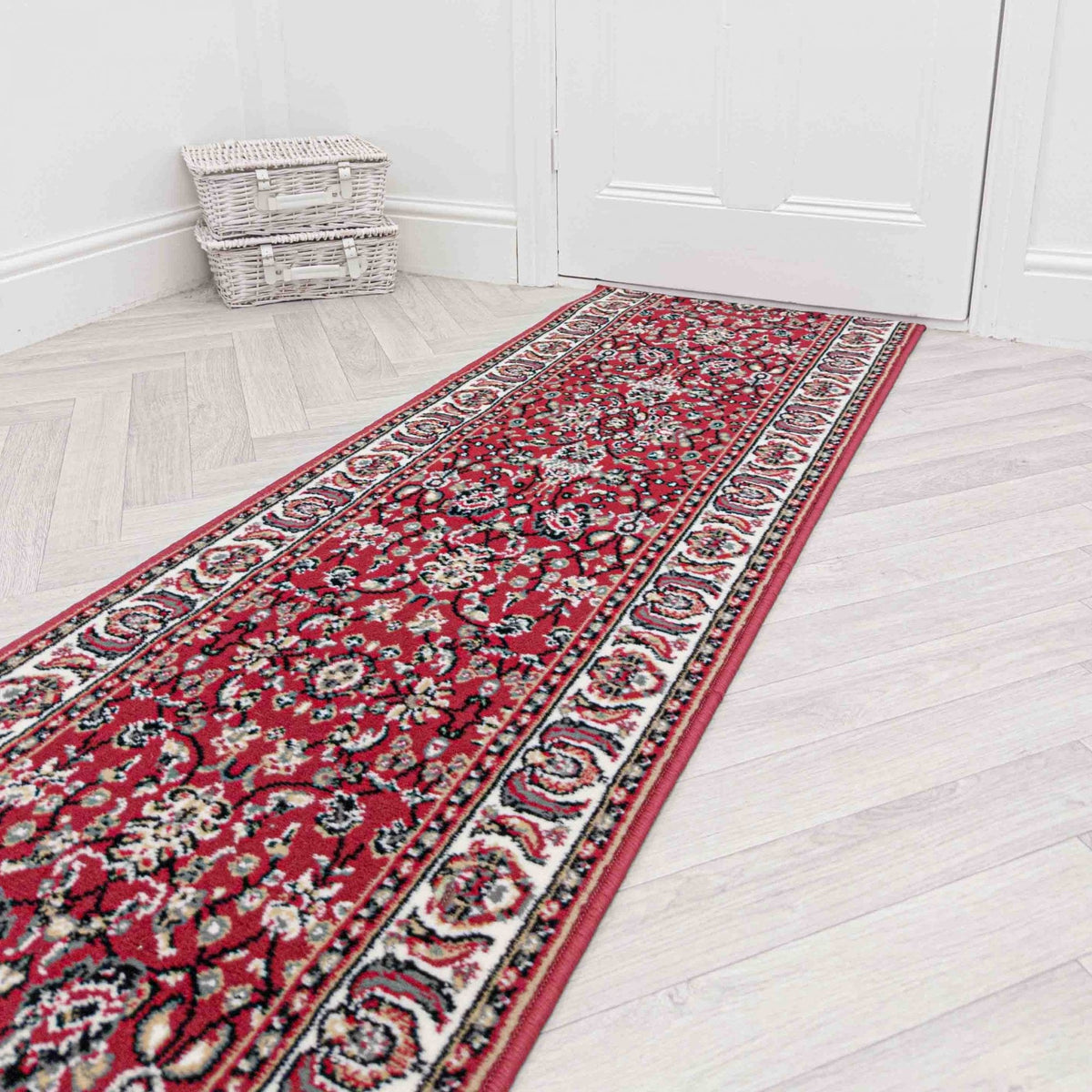 Kashan Red Hall Runner