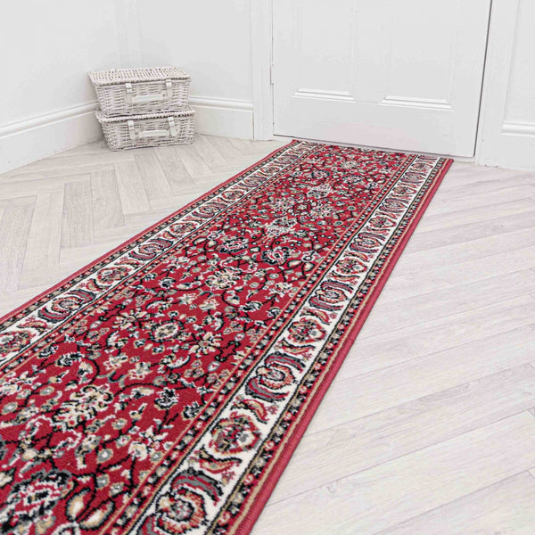 Kashan Red Hall Runner