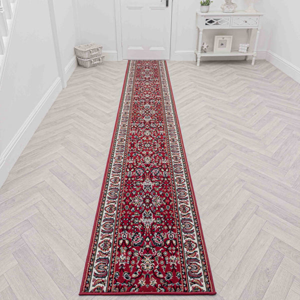 Kashan Red Hall Runner