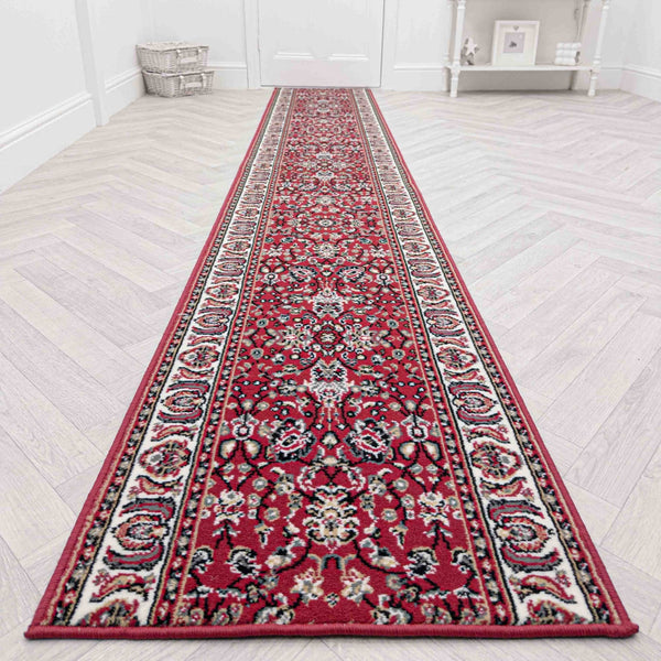 Kashan Red Hall Runner
