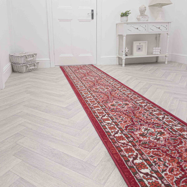 Senneh Red Rug Runner