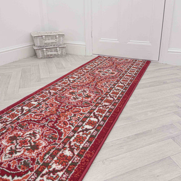 Senneh Red Rug Runner