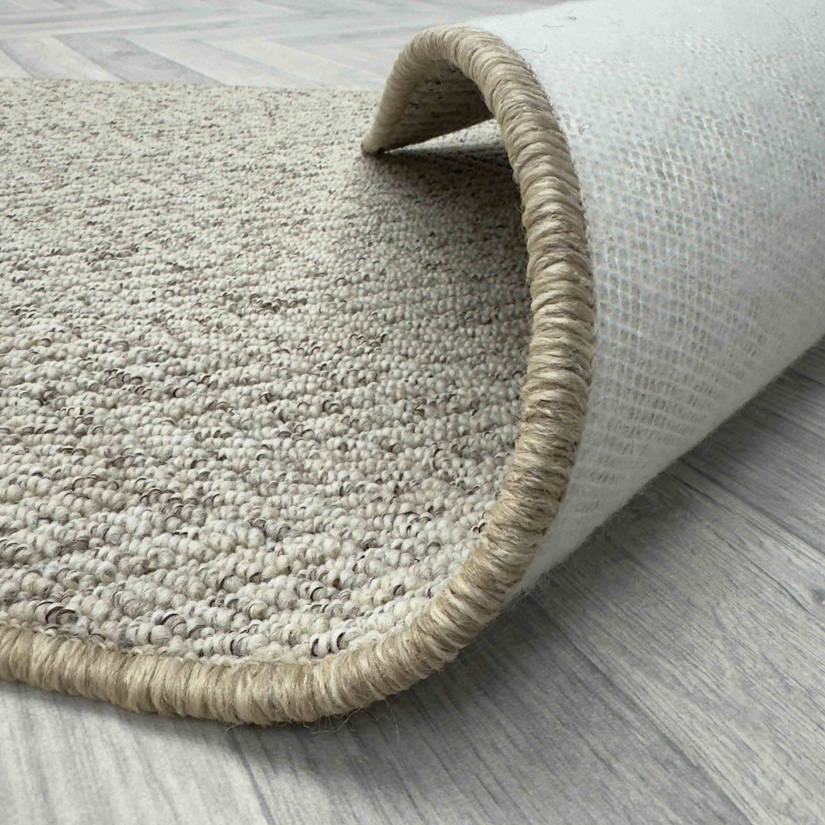 Country Herringbone Berber Custom Rug