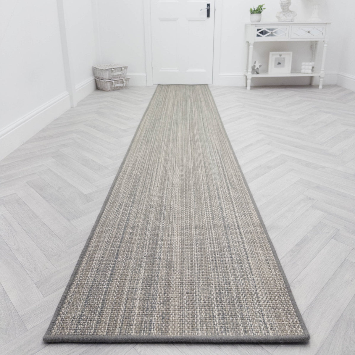 Cable Beach Taupe Rug Runner
