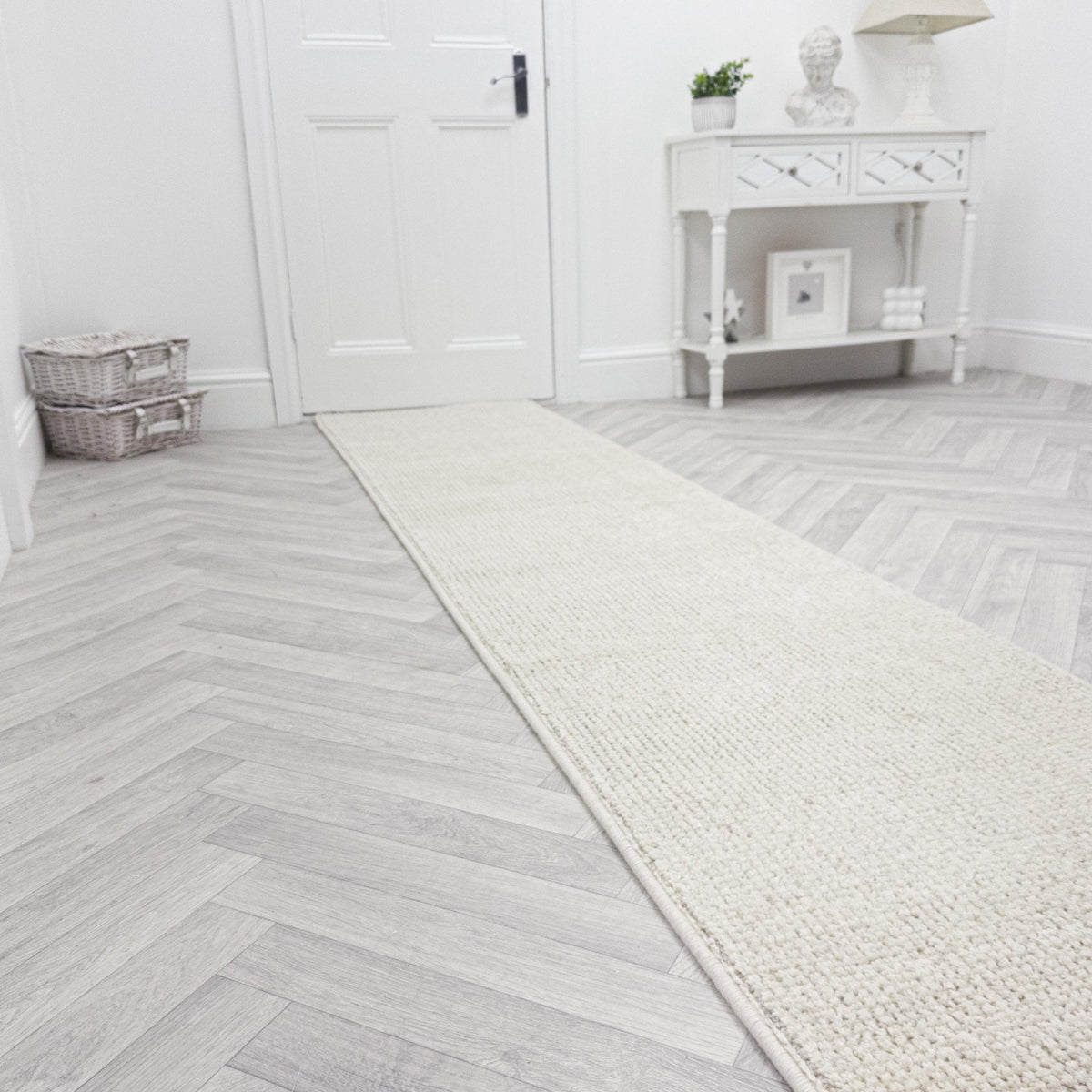 Esha Greige Rug Runner