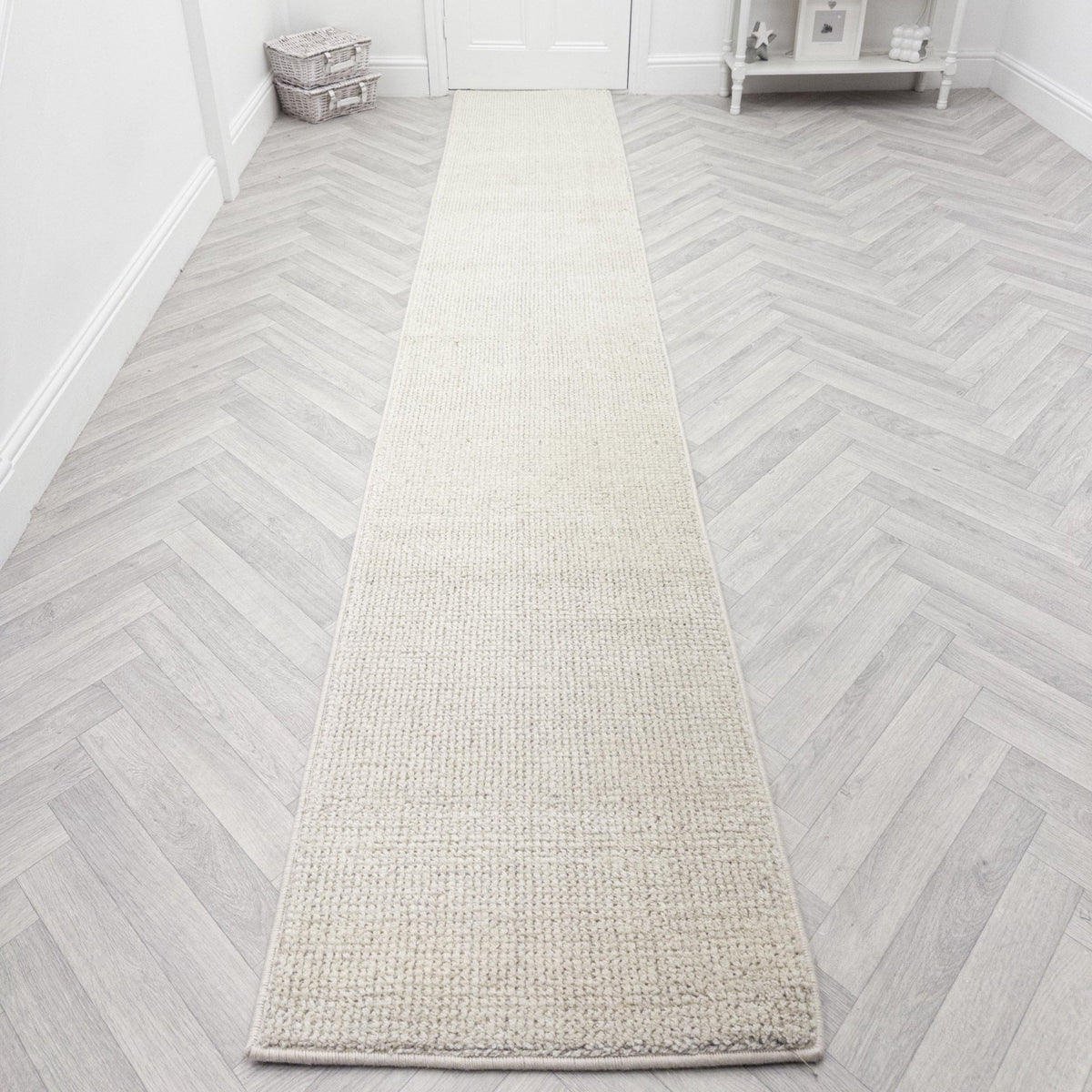 Esha Greige Rug Runner