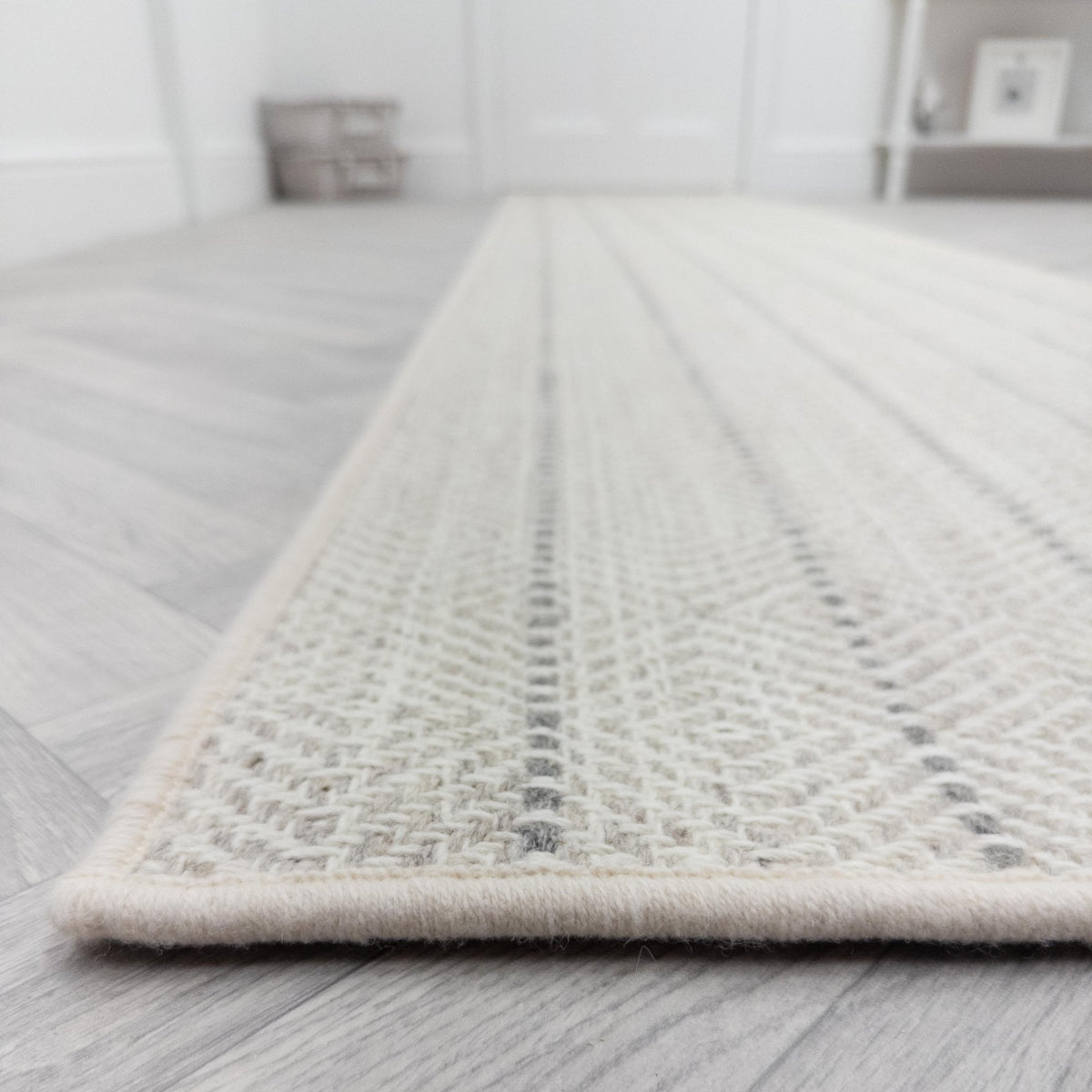 Kariba White Sand Rug Runner