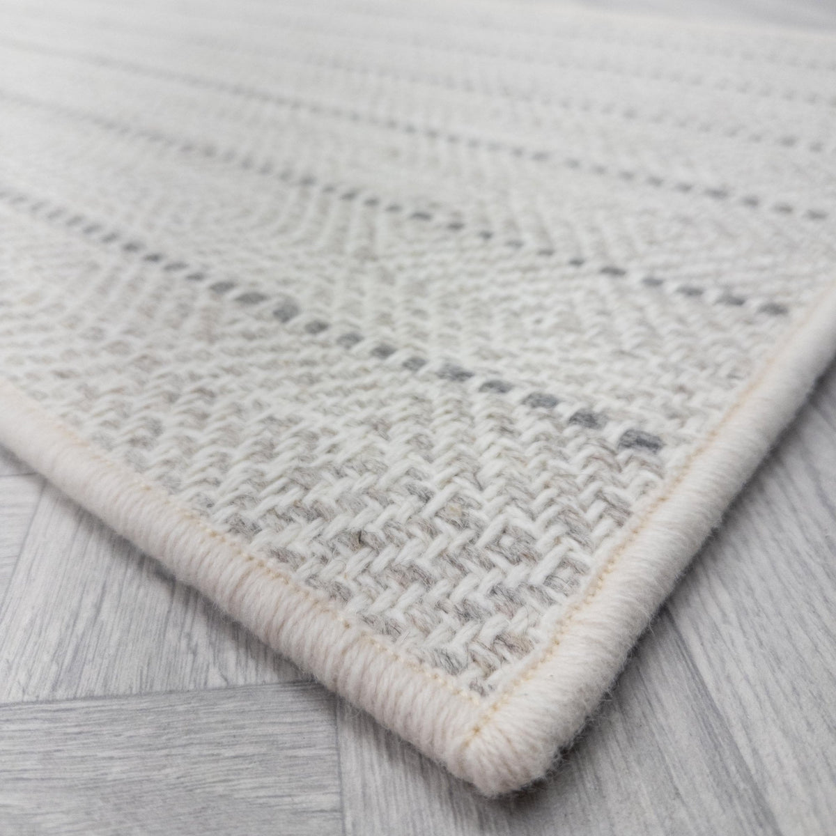 Kariba White Sand Rug Runner