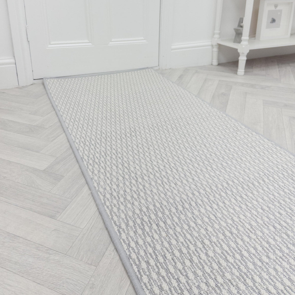 Titania Chrome Rug Runner