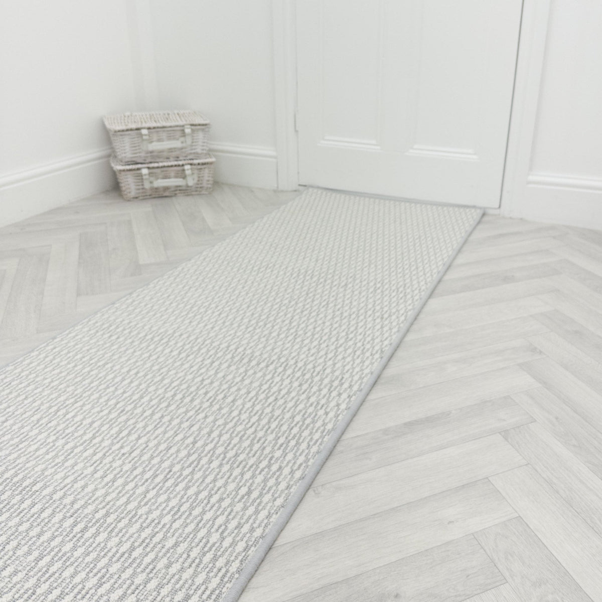 Titania Chrome Rug Runner