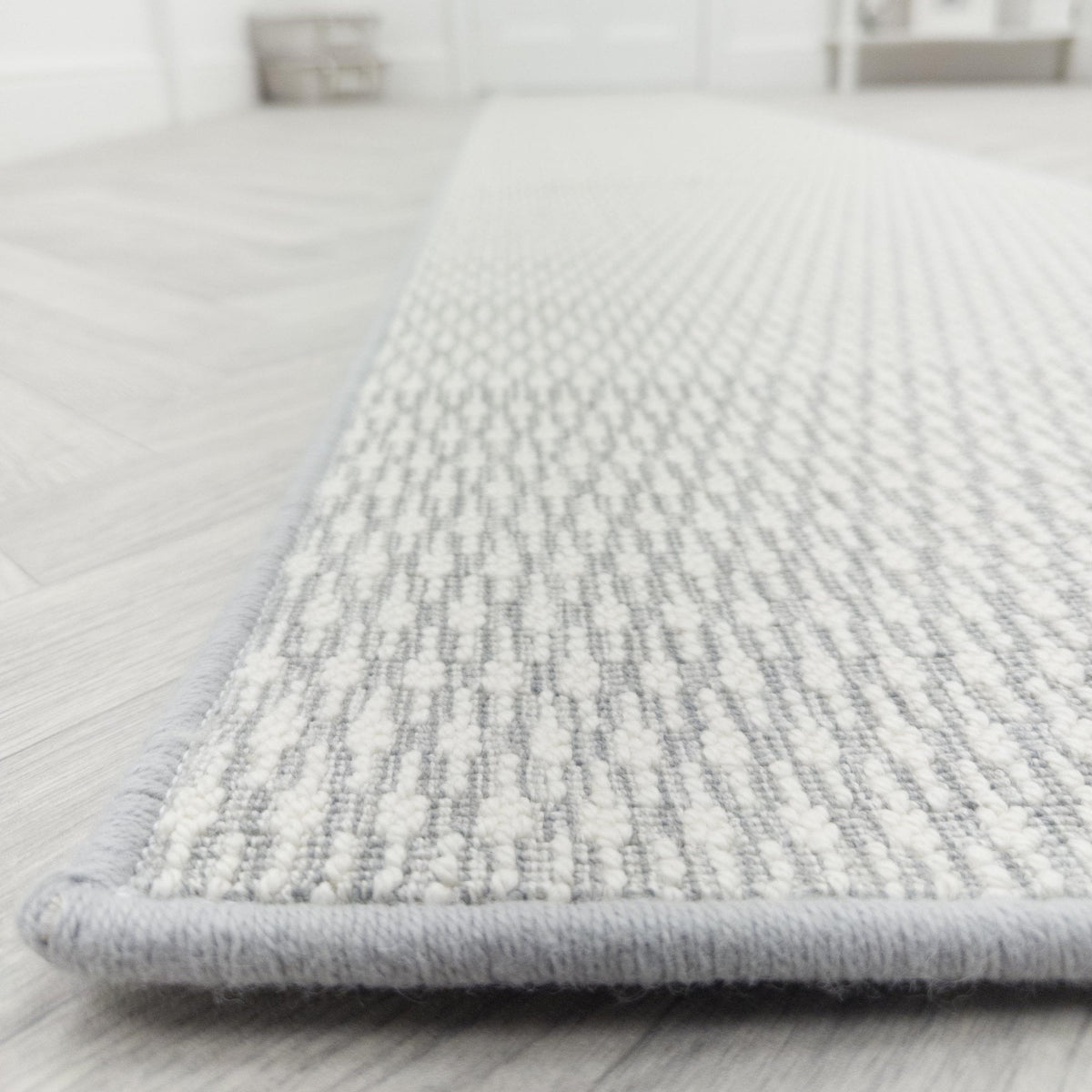 Titania Chrome Rug Runner