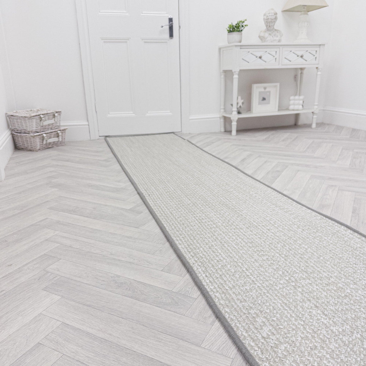 Soliman Bay Silver Rug Runner