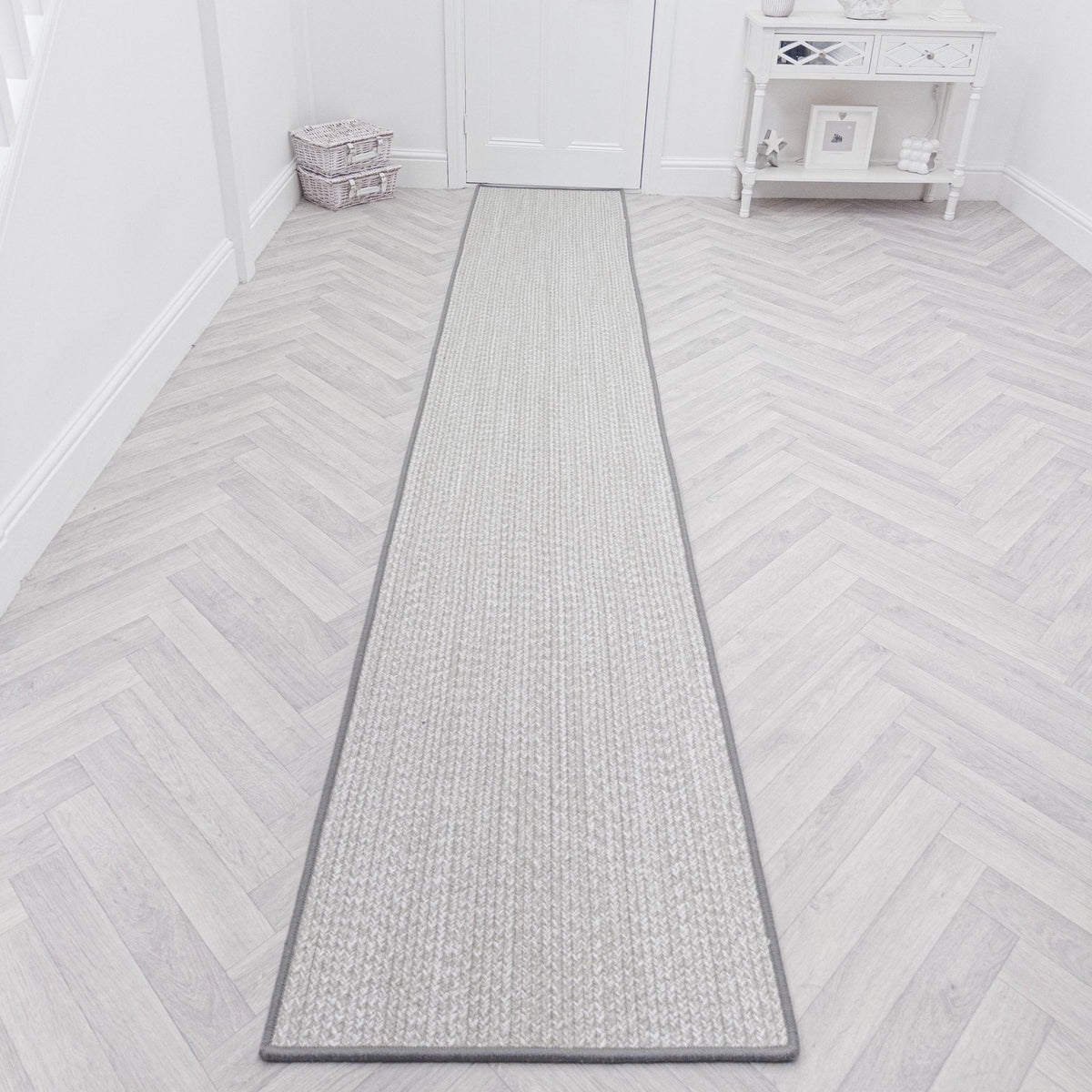 Soliman Bay Silver Rug Runner