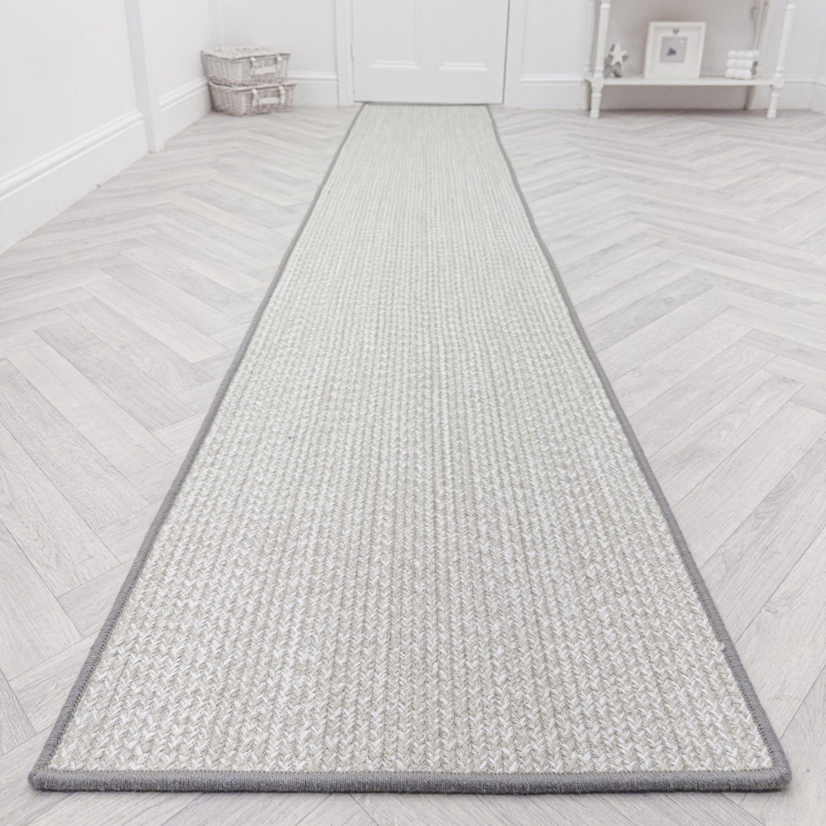 Soliman Bay Silver Rug Runner