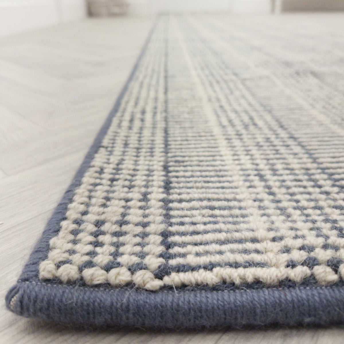 Shazia Stripe Slate Rug Runner