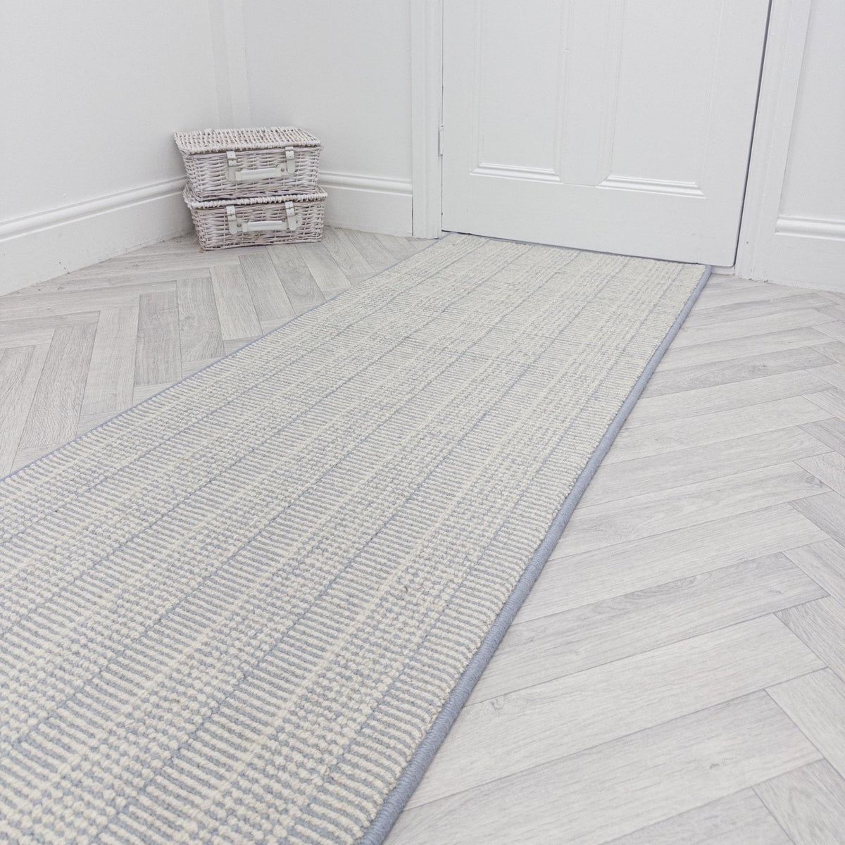 Shazia Stripe Winter Mint Rug Runner