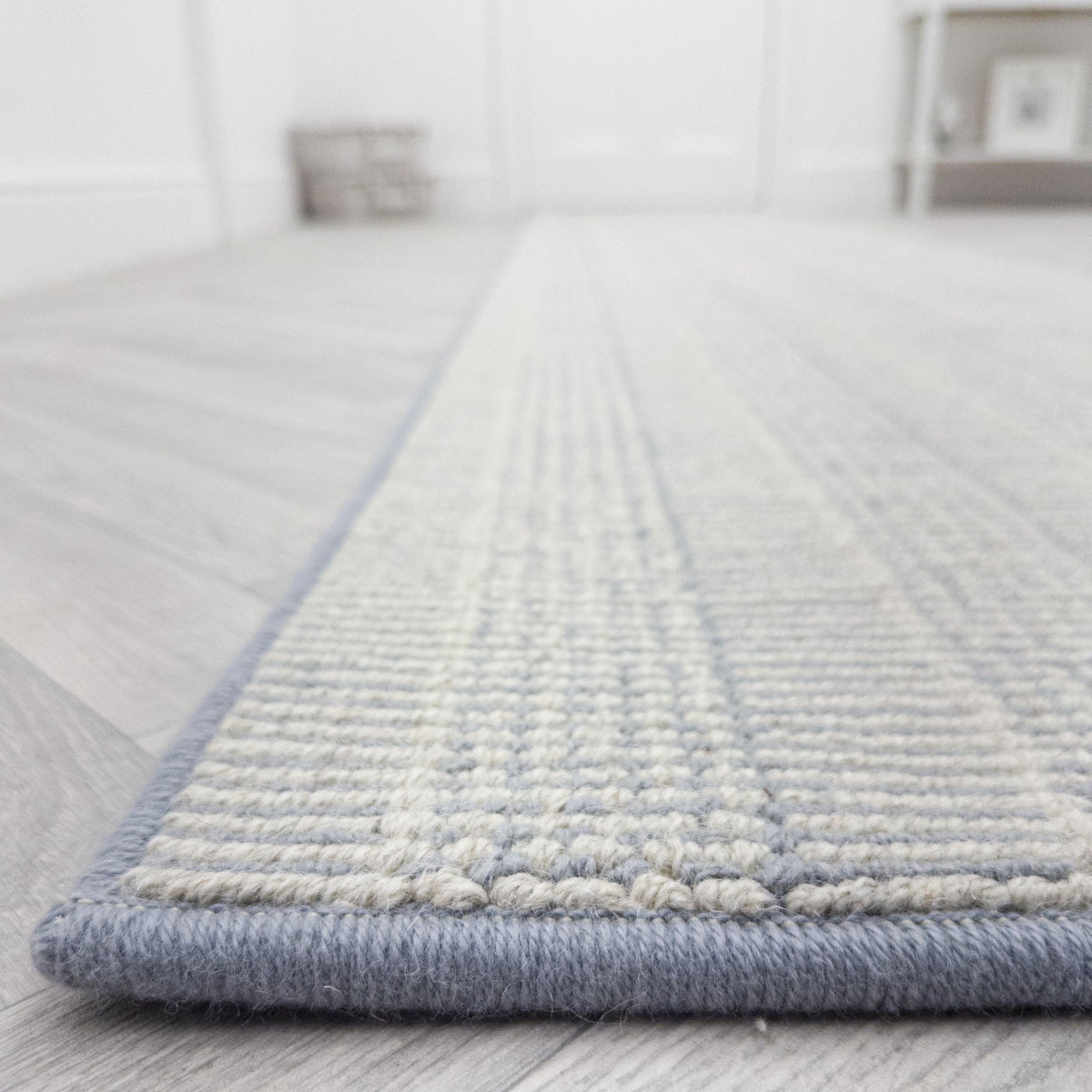 Shazia Stripe Winter Mint Rug Runner