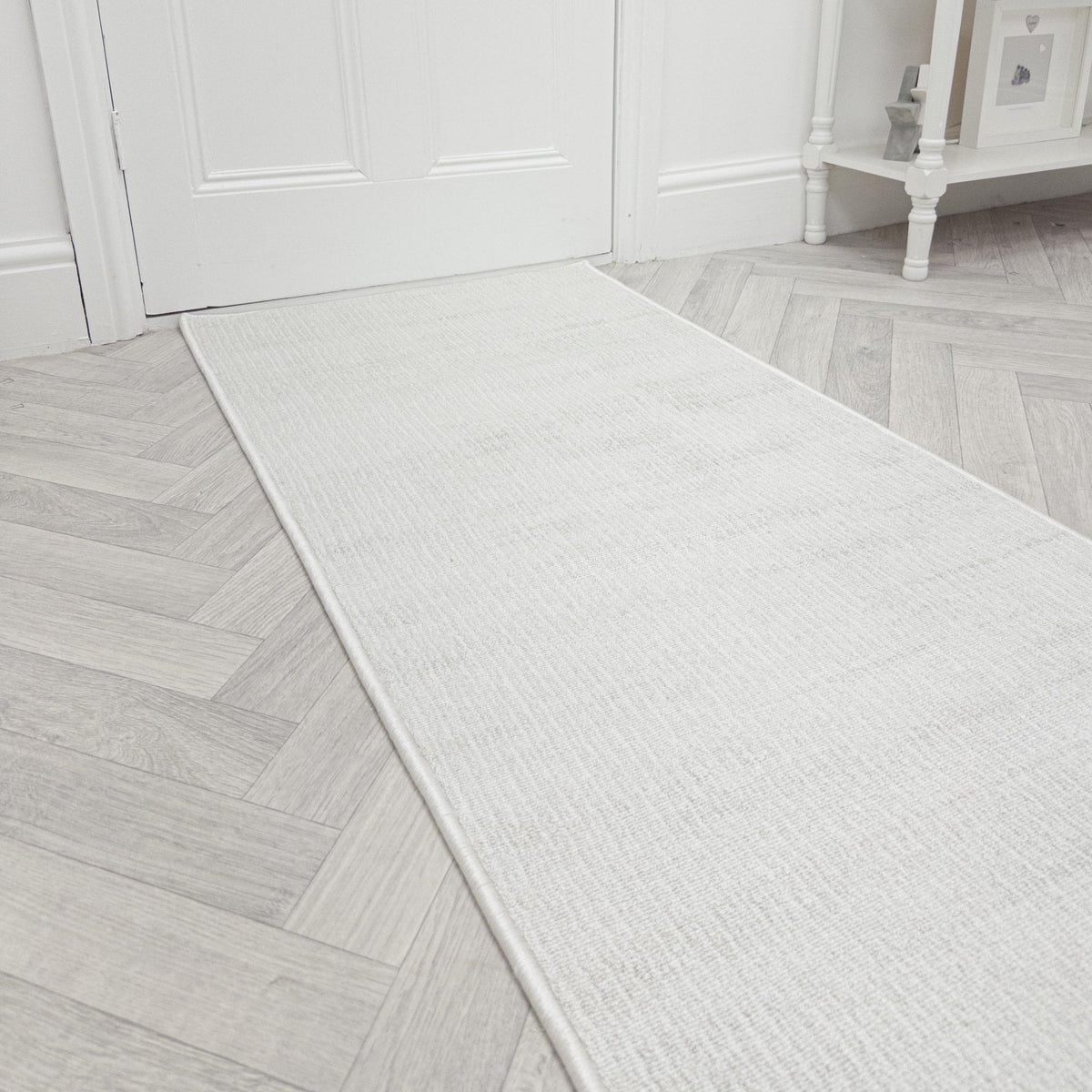 San Pietro Winter White Rug Runner