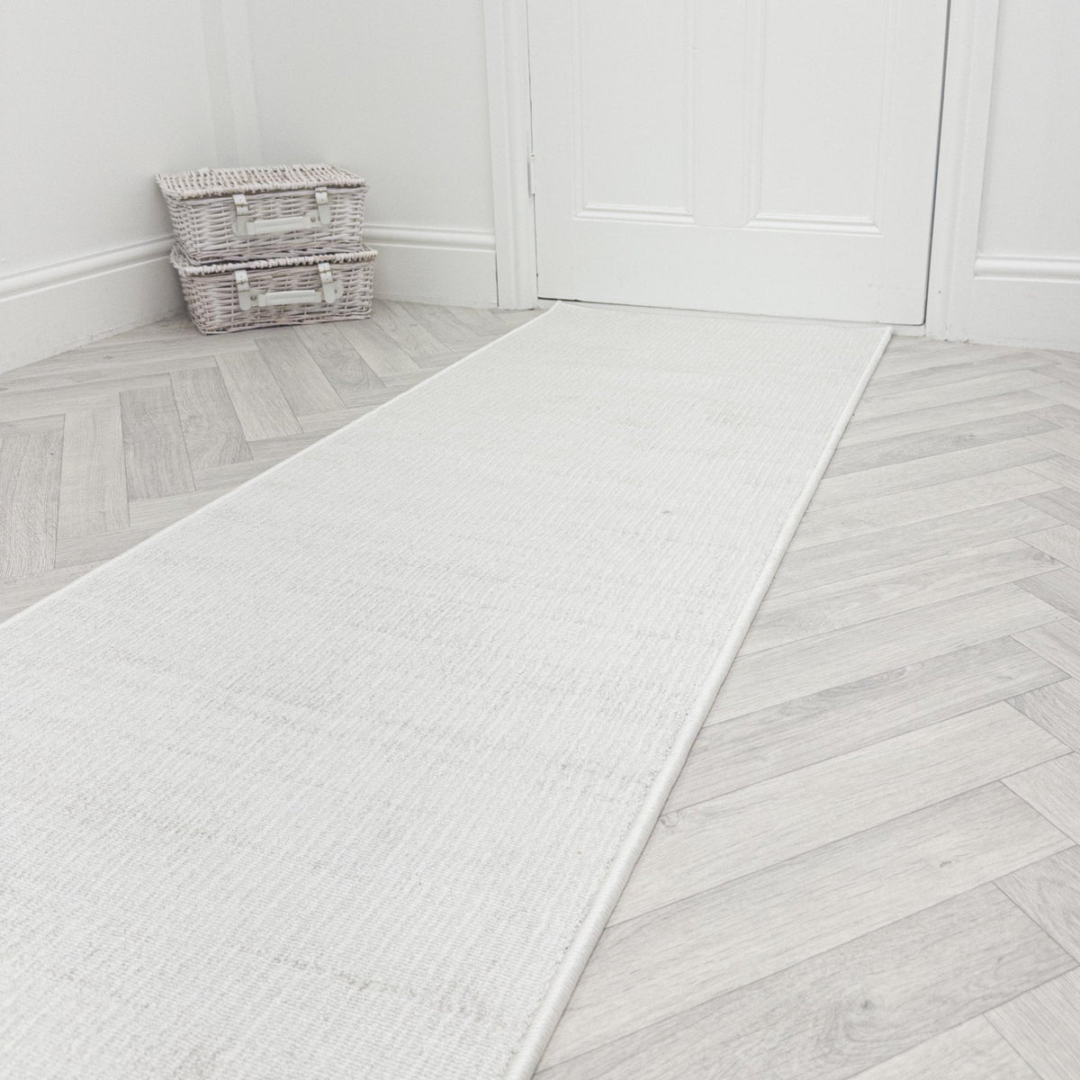 San Pietro Winter White Rug Runner