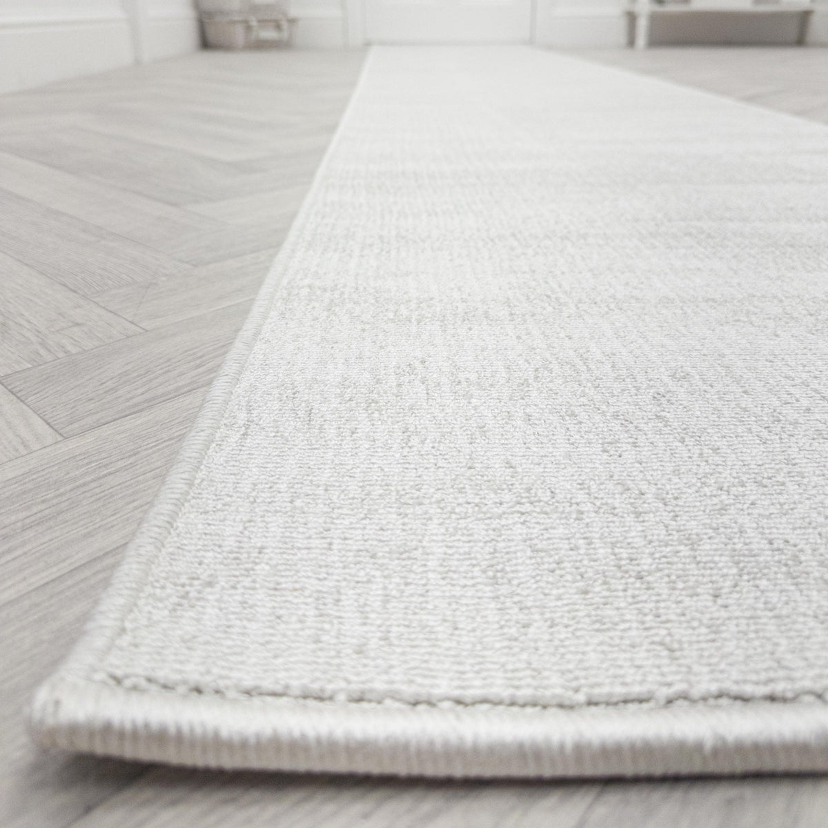 San Pietro Winter White Rug Runner