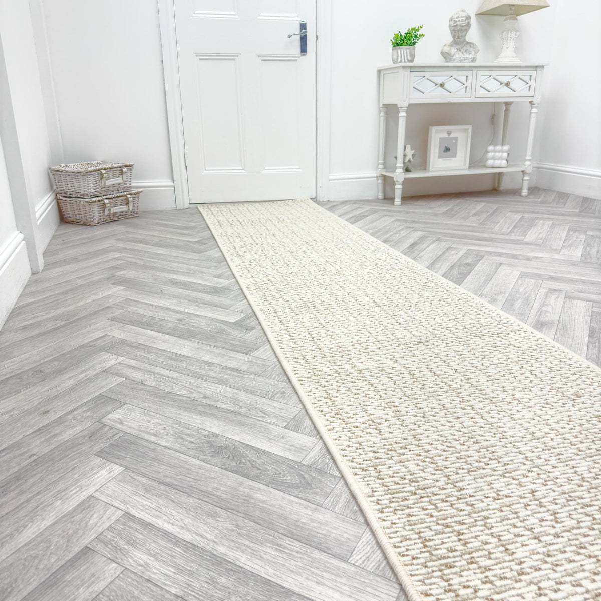 Madin Cream Rug Runner