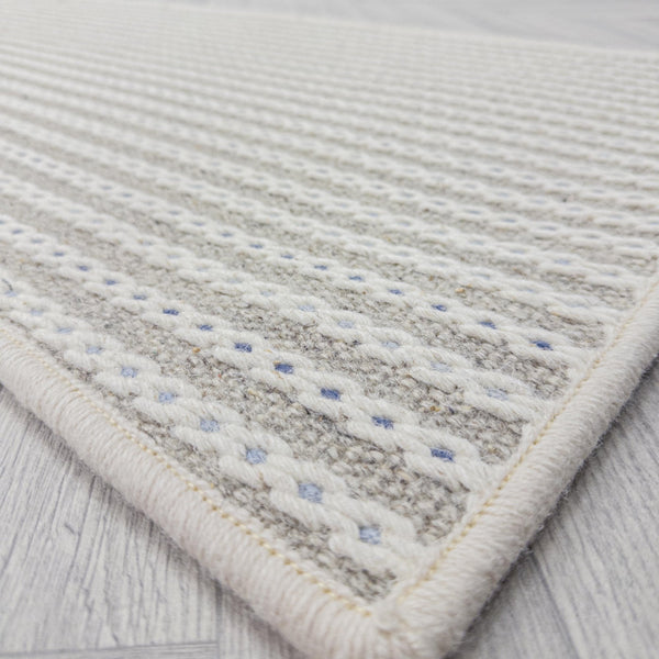 Chain Stitch Linen Custom Rug