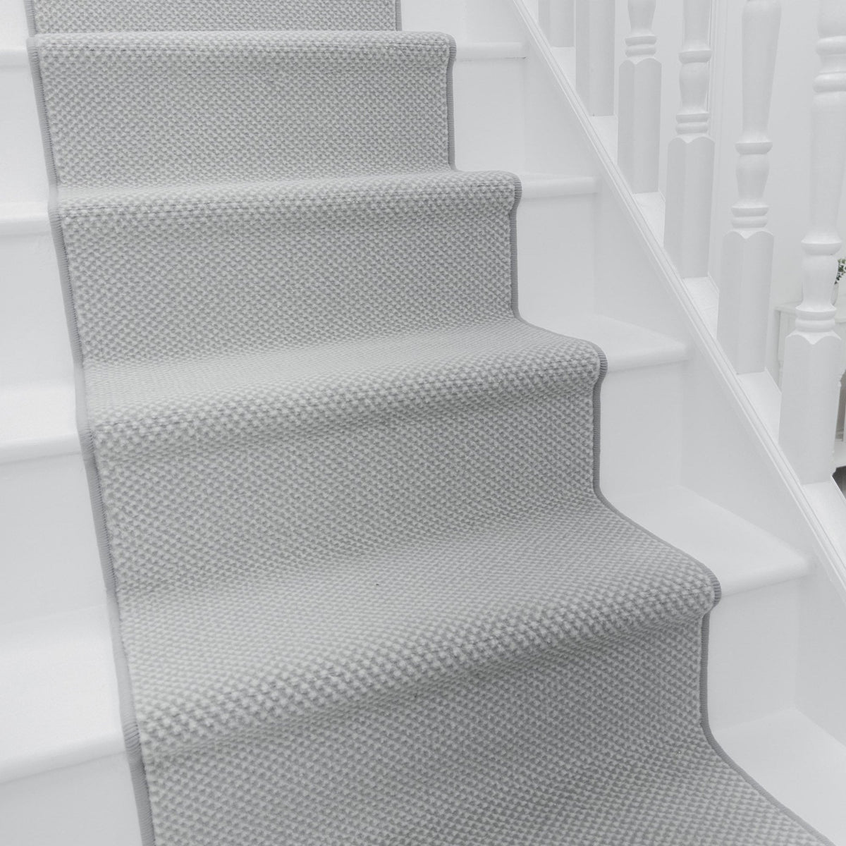 Hazy Grey Stair Runner