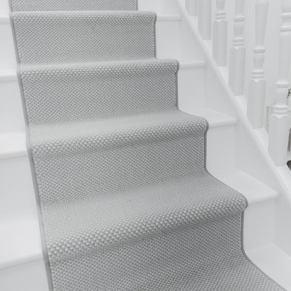Hazy Grey Stair Runner