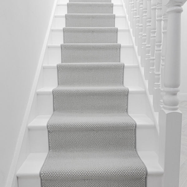 Hazy Grey Stair Runner