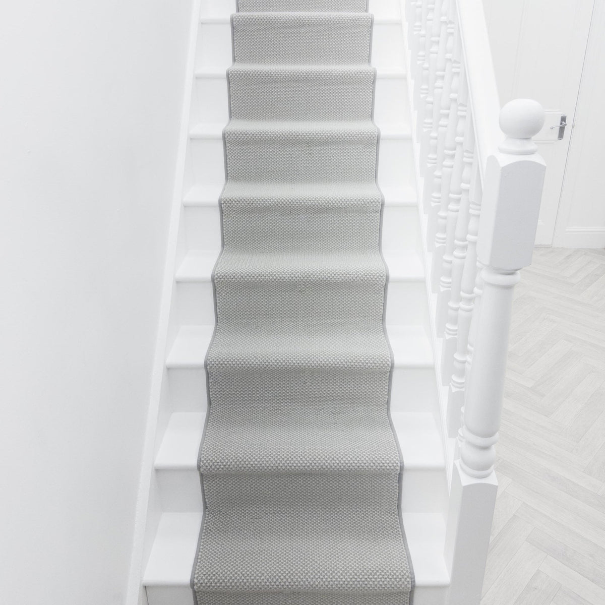 Hazy Grey Stair Runner