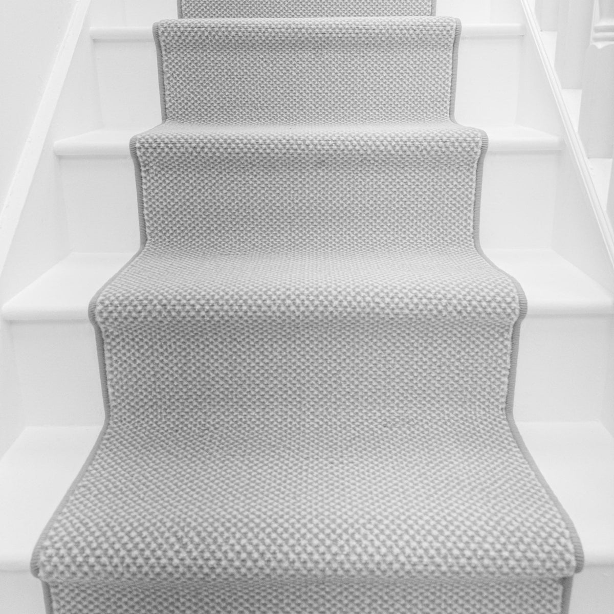 Hazy Grey Stair Runner