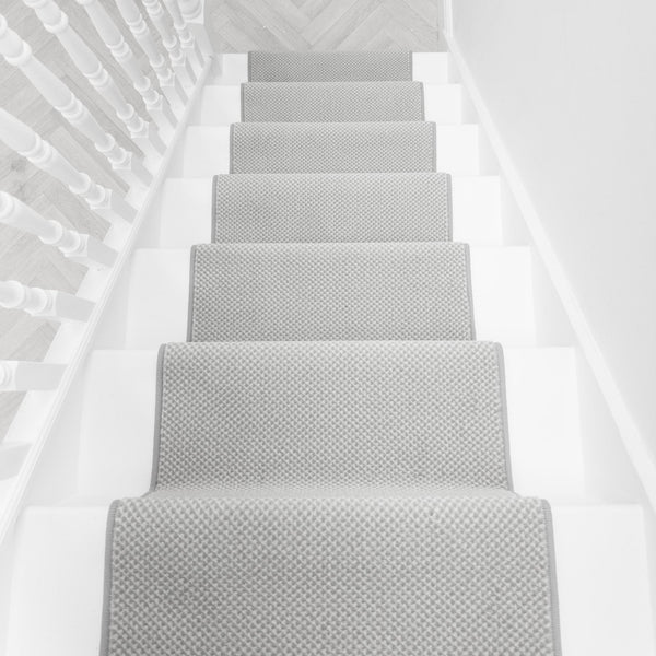 Hazy Grey Stair Runner