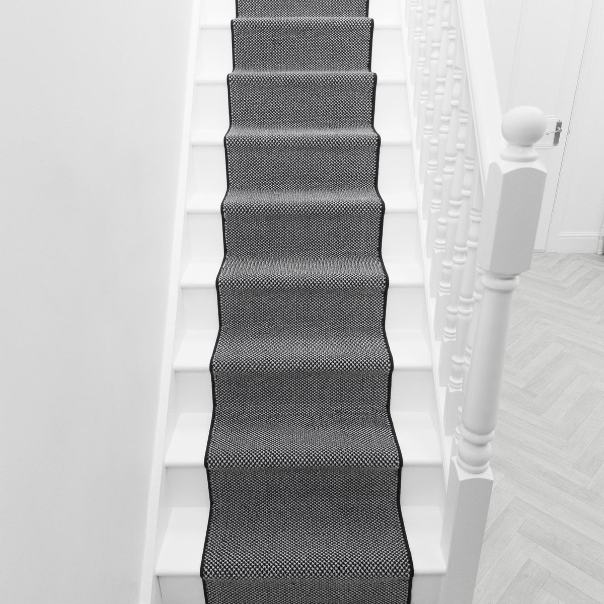 Hazy Noir Tapis d’escalier