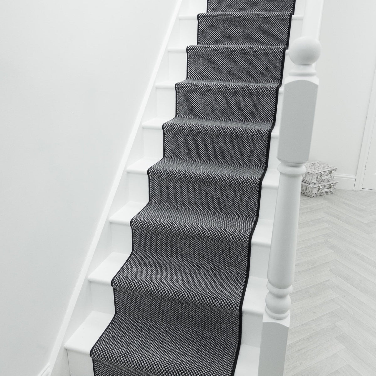 Hazy Noir Tapis d’escalier