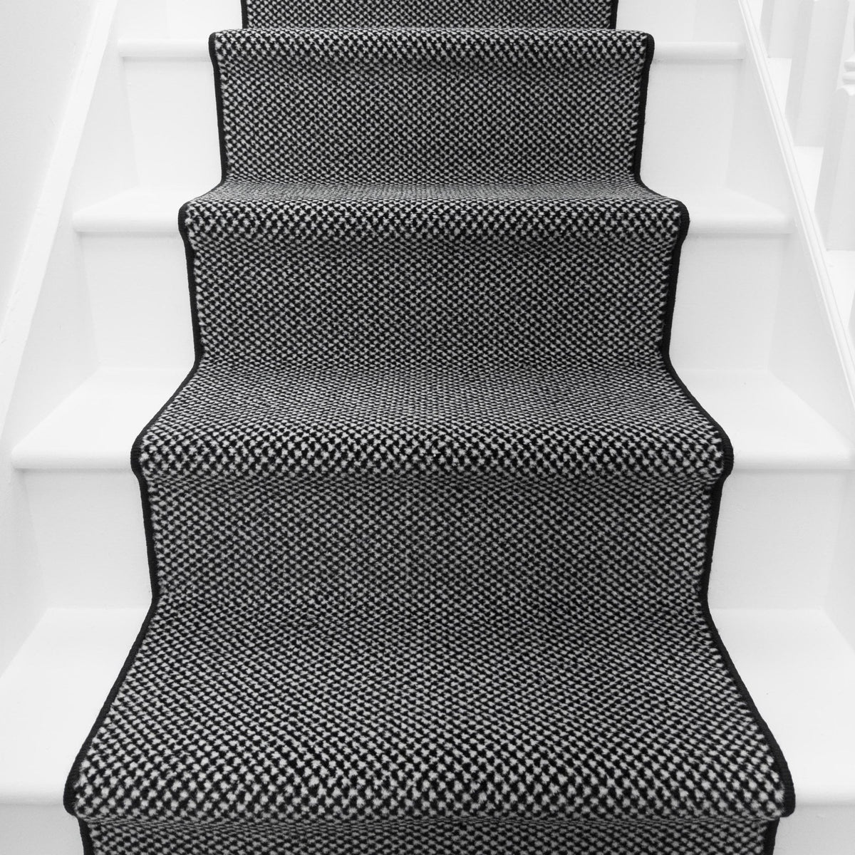 Hazy Noir Tapis d’escalier