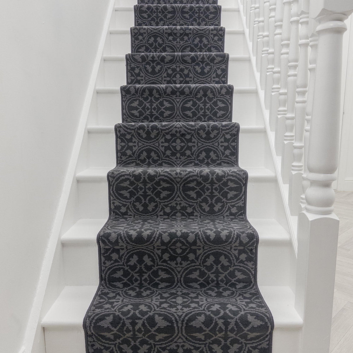 Mosaic Grey Stair Runner