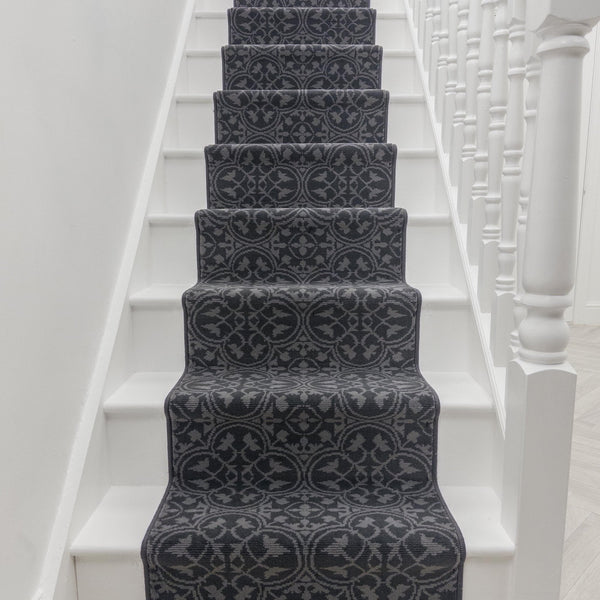 Mosaic Grey Stair Runner