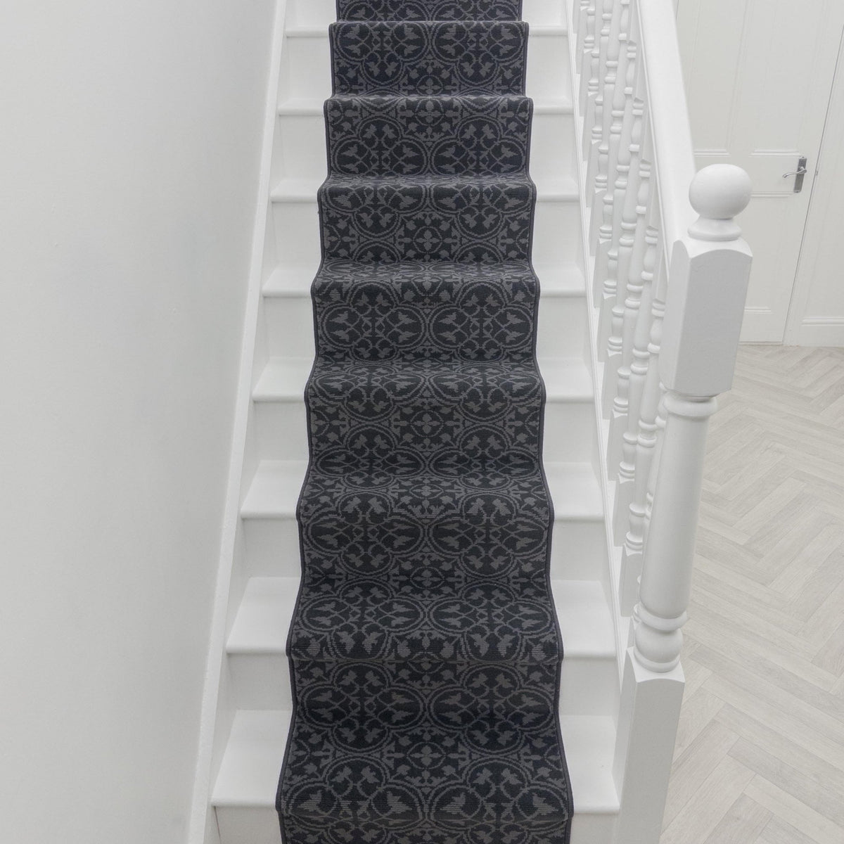 Mosaic Grey Stair Runner