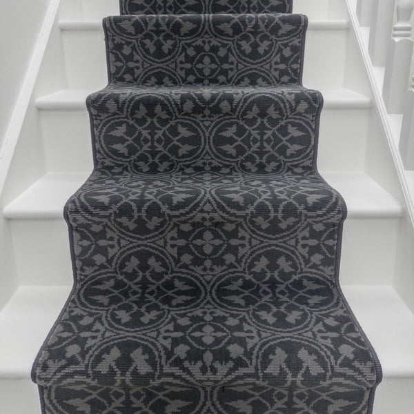 Mosaic Grey Stair Runner