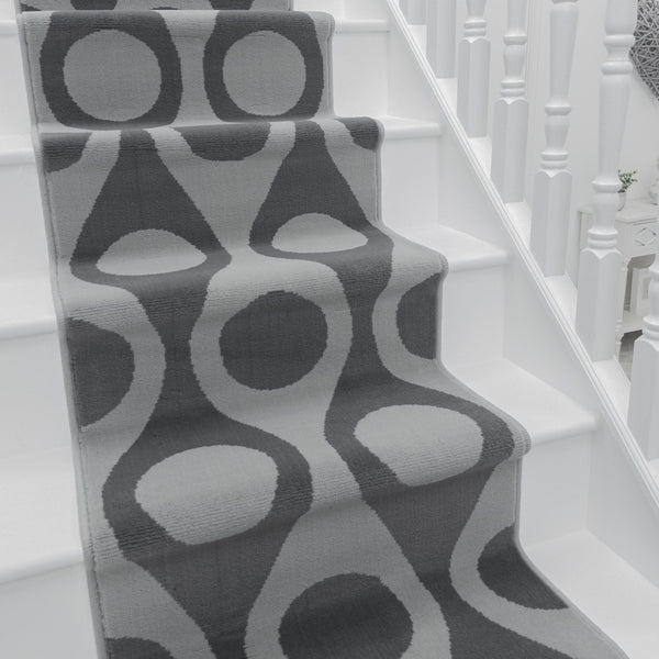 Pop Gray Stair Runner